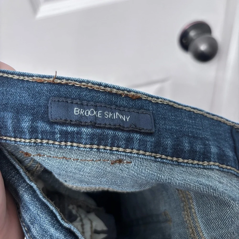 Blue Faded Skinny Jeans | Lucky Brand Brooke Skinny 6/28 - Picture 6 of 12